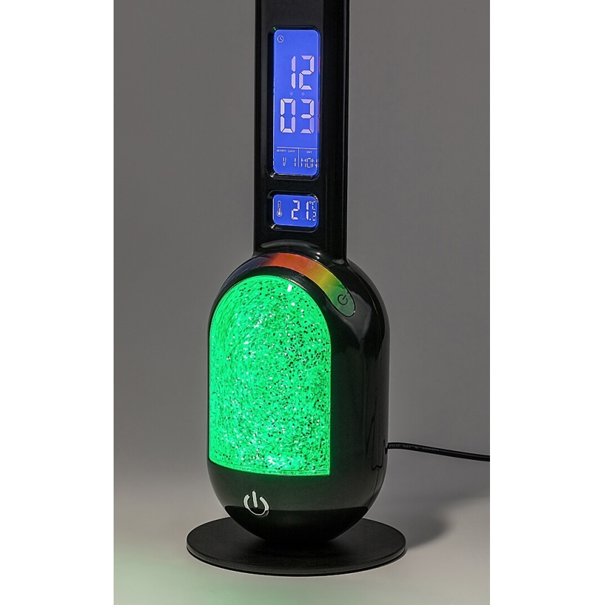 Rabalux - LED RGB Stmievateľná stolná lampa LED/5W/230V čierna