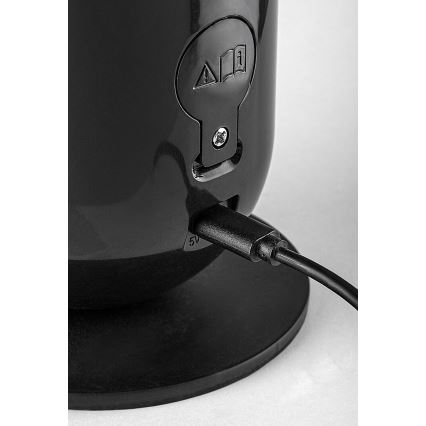 Rabalux - LED RGB Stmievateľná stolná lampa LED/5W/230V čierna