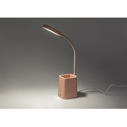 Rabalux - LED Stmievateľná stolná lampa LED/6W/230V 5000K ružová