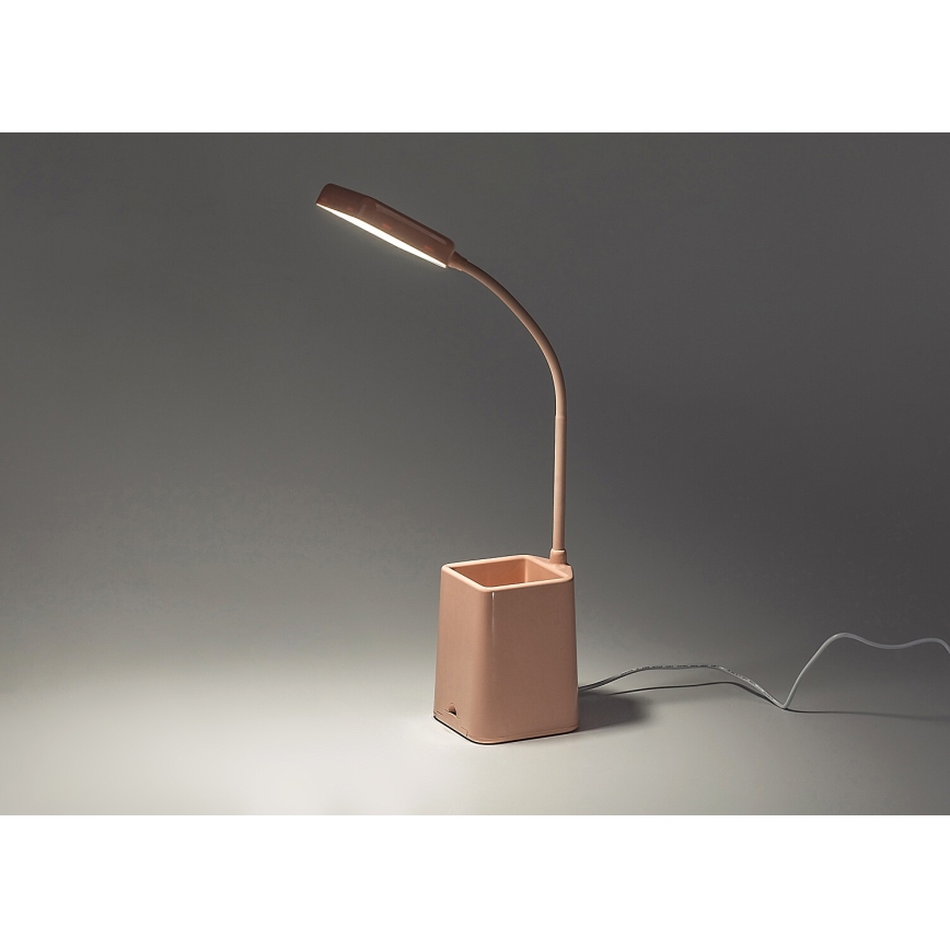 Rabalux - LED Stmievateľná stolná lampa LED/6W/230V 5000K ružová