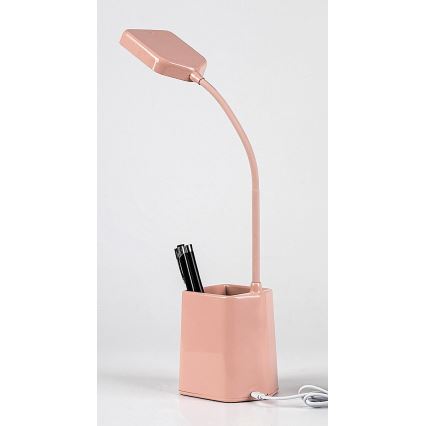 Rabalux - LED Stmievateľná stolná lampa LED/6W/230V 5000K ružová
