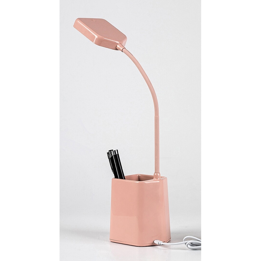 Rabalux - LED Stmievateľná stolná lampa LED/6W/230V 5000K ružová
