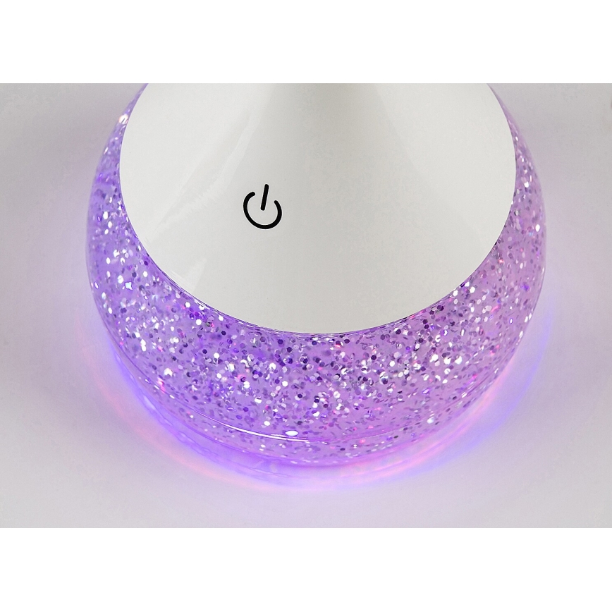 Rabalux - LED RGB Stmievateľná stolná lampa LED/4W/230V biela