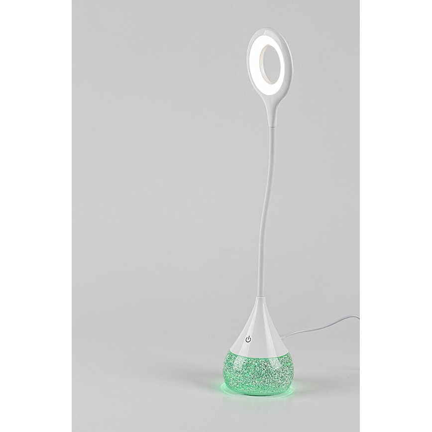 Rabalux - LED RGB Stmievateľná stolná lampa LED/4W/230V biela
