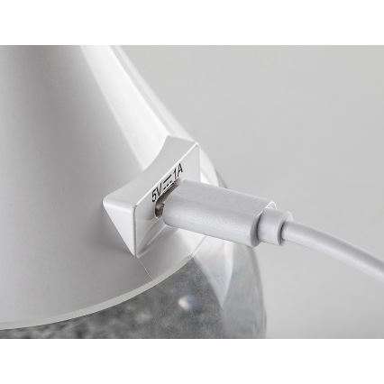 Rabalux - LED RGB Stmievateľná stolná lampa LED/4W/230V biela