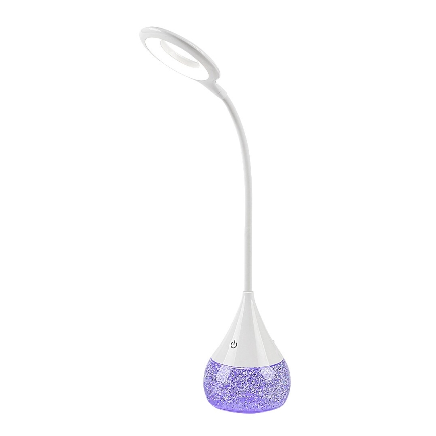 Rabalux - LED RGB Stmievateľná stolná lampa LED/4W/230V biela