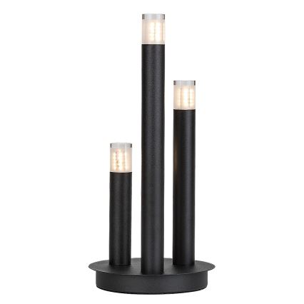 Rabalux - Stolná lampa 3xG9/5W/230V čierna