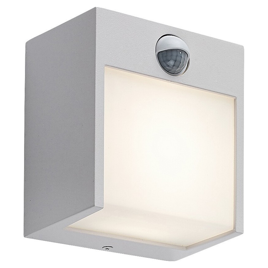 Rabalux - LED Vonkajšie nástenné svietidlo so senzorom LED/12W/230V biela IP44