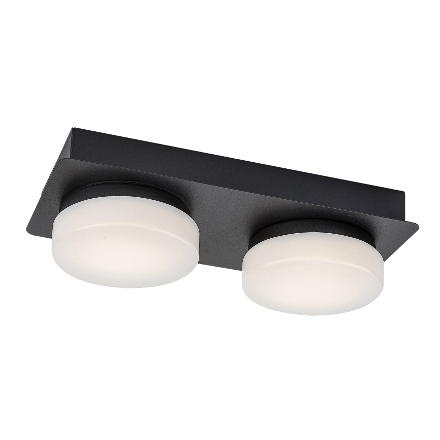 Rabalux - LED Stropné kúpeľňové svietidlo 2xLED/5,5W/230V IP44 čierna