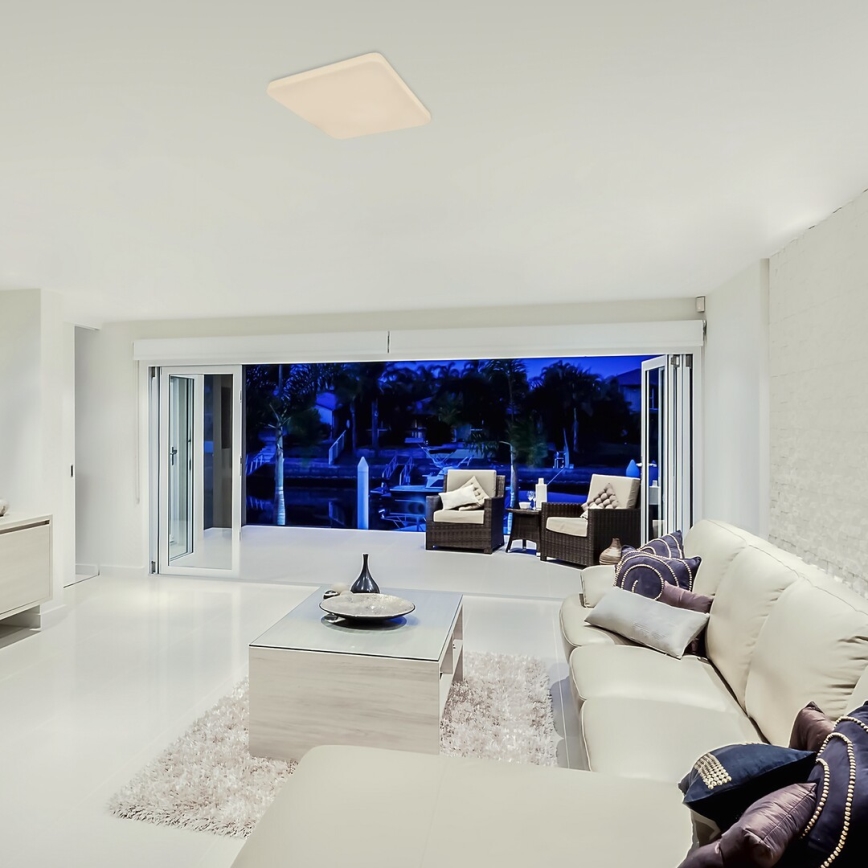 Rabalux - LED stropné svietidlo s pohybovým senzorom LED/20W/230V 4000K 32x32 cm