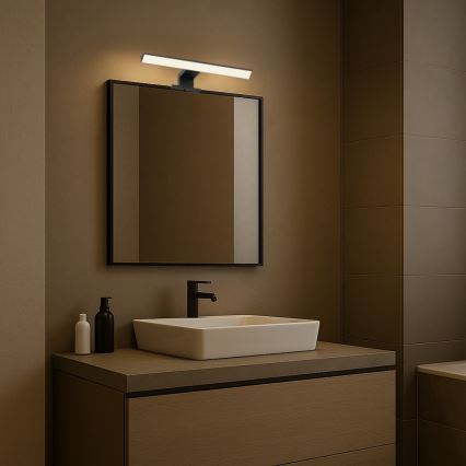 Rabalux - LED osvetlenie kúpeľňového zrkadla LED/6W/230V IP44 30 cm čierne