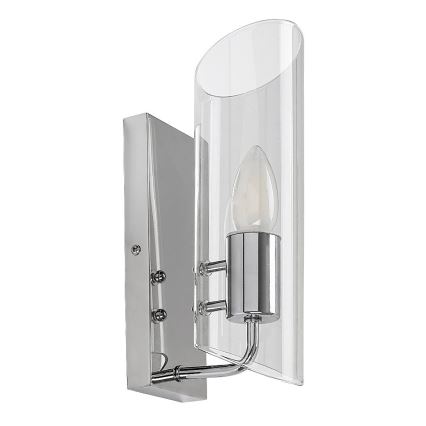 Rabalux - Kúpeľňové nástenné svietidlo 1xE14/12W/230V IP44 lesklý chróm