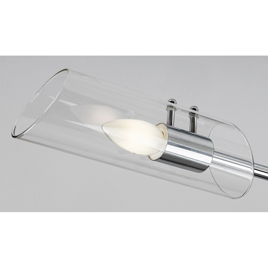 Rabalux - Kúpeľňový luster na tyči 2xE14/12W/230V IP44 lesklý chróm