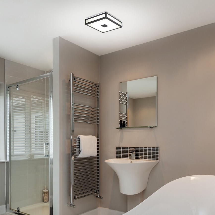Rabalux - LED Kúpeľňové stropné svietidlo LED/24W/230V IP44 4000K 40x40 cm čierna