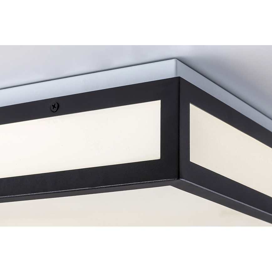 Rabalux - LED Kúpeľňové stropné svietidlo LED/24W/230V IP44 4000K 40x40 cm čierna