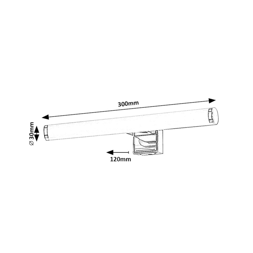 Rabalux - LED Kúpeľňové osvetlenie zrkadla LED/5W/230V IP44