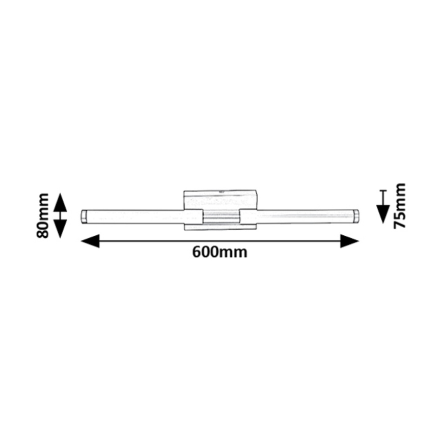 Rabalux - LED Kúpeľňové nástenné svietidlo LED/8W/230V 4000K IP44
