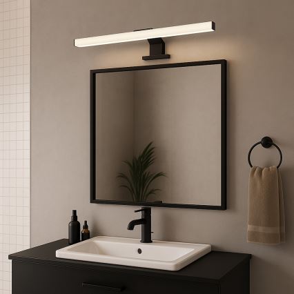 Rabalux - LED zrkadlové osvetlenie do kúpeľne LED/9W/230V IP44 60 cm čierne