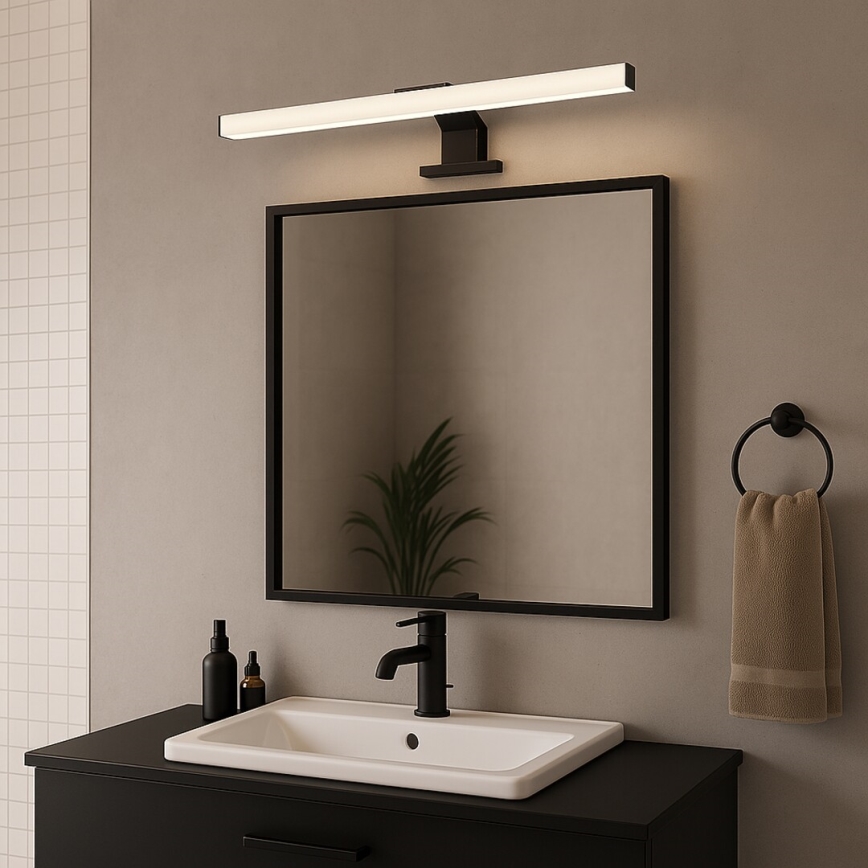 Rabalux - LED zrkadlové osvetlenie do kúpeľne LED/9W/230V IP44 60 cm čierne