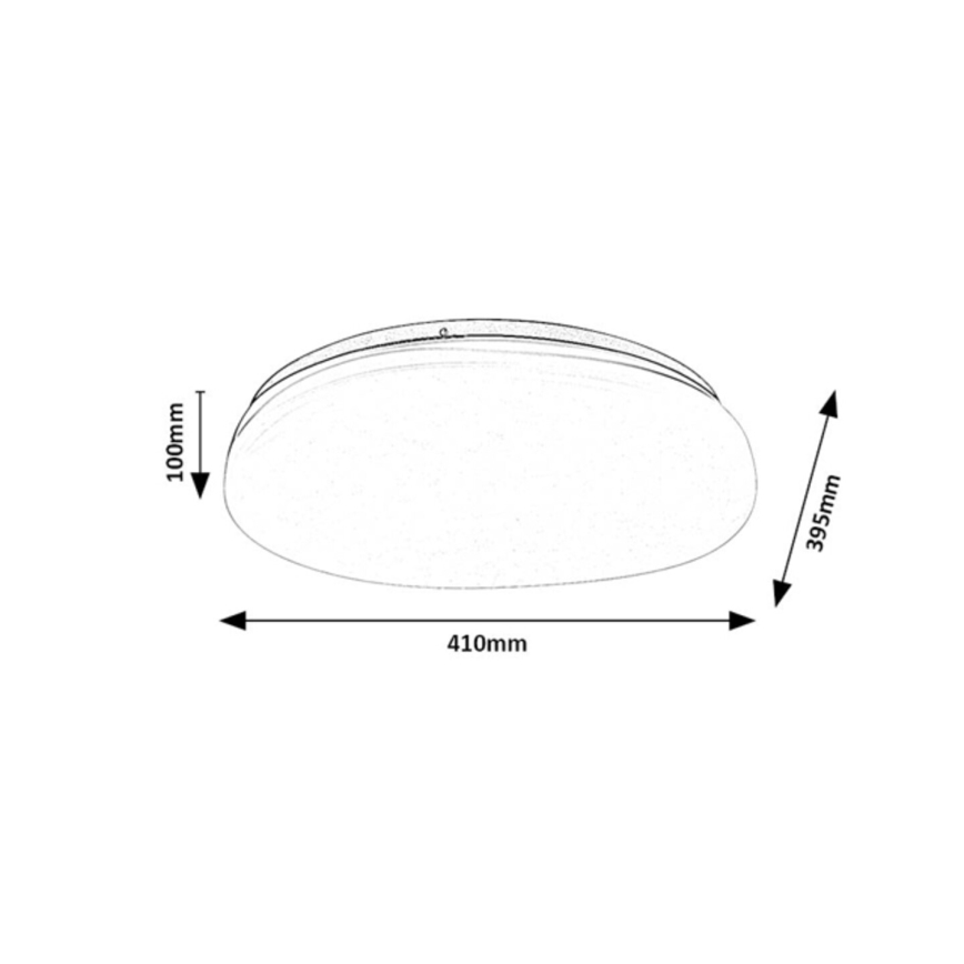 Rabalux - LED kúpeľňové stropné svietidlo LED/24W/230V IP44 pr. 41 cm