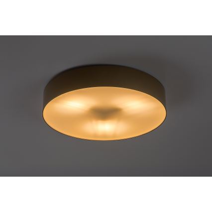 Rabalux - Vonkajšie stropné svietidlo 3xE27/9W/230V priemer 39 cm IP43 béžové