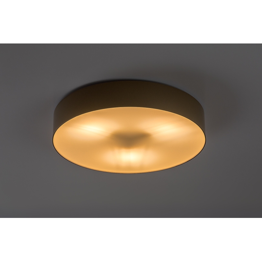 Rabalux - Vonkajšie stropné svietidlo 3xE27/9W/230V priemer 39 cm IP43 béžové