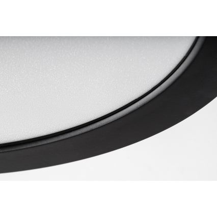 Rabalux - LED kúpeľňové stropné svietidlo LED/24W/230V pr. 22 cm IP44 čierna