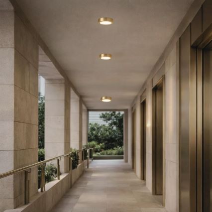 Rabalux - LED Kúpeľňové stropné svietidlo LED/7W/230V pr. 12 cm IP44 zlaté