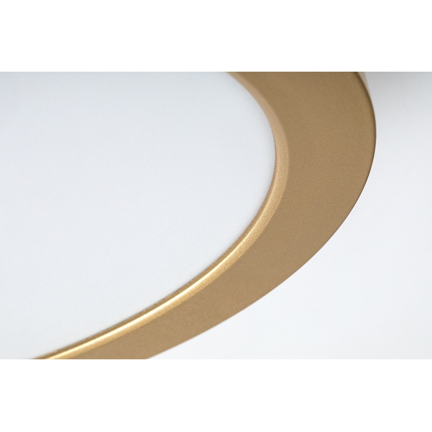 Rabalux - LED stropné svietidlo do kúpeľne LED/24W/230V, Ø 22 cm, IP44, zlaté