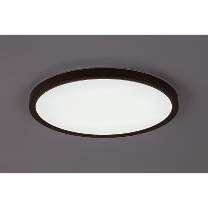 Rabalux - LED kúpeľňové stropné svietidlo LED/24W/230V 3000/4000/6000K pr. 40 cm IP44 hnedé