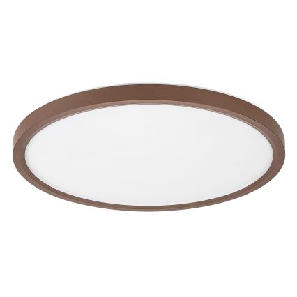 Rabalux - LED kúpeľňové stropné svietidlo LED/24W/230V 3000/4000/6000K pr. 40 cm IP44 hnedé