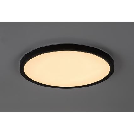 Rabalux - LED kúpeľňové stropné svietidlo LED/24W/230V 3000/4000/6000K pr. 40 cm IP44 čierne