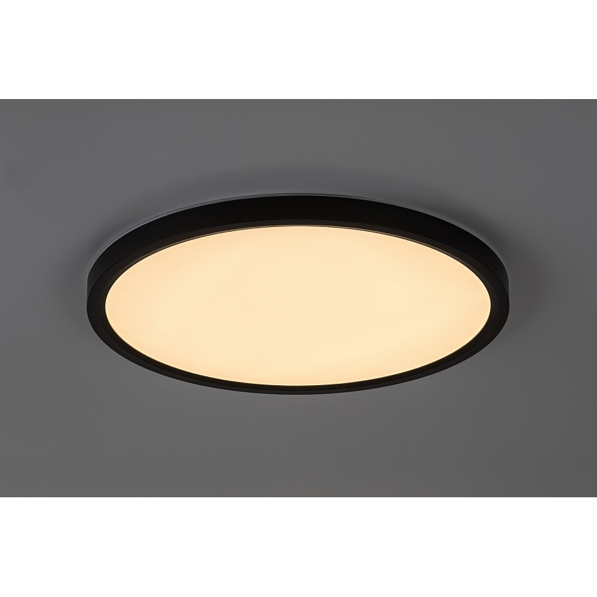 Rabalux - LED kúpeľňové stropné svietidlo LED/24W/230V 3000/4000/6000K pr. 40 cm IP44 čierne