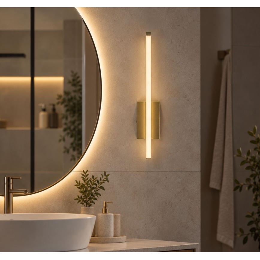 Rabalux - LED kúpeľňové nástenné svietidlo LED/10W/230V 4000K IP44 zlaté