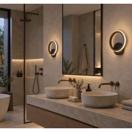Rabalux - LED Kúpeľňové nástenné svietidlo LED/8W/230V IP44 zlatá