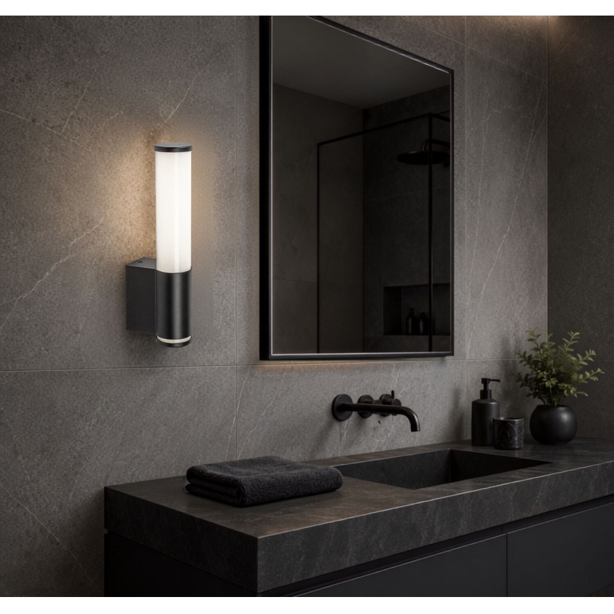 Rabalux - LED Kúpeľňové nástenné svietidlo LED/6W/230V IP44 čierna