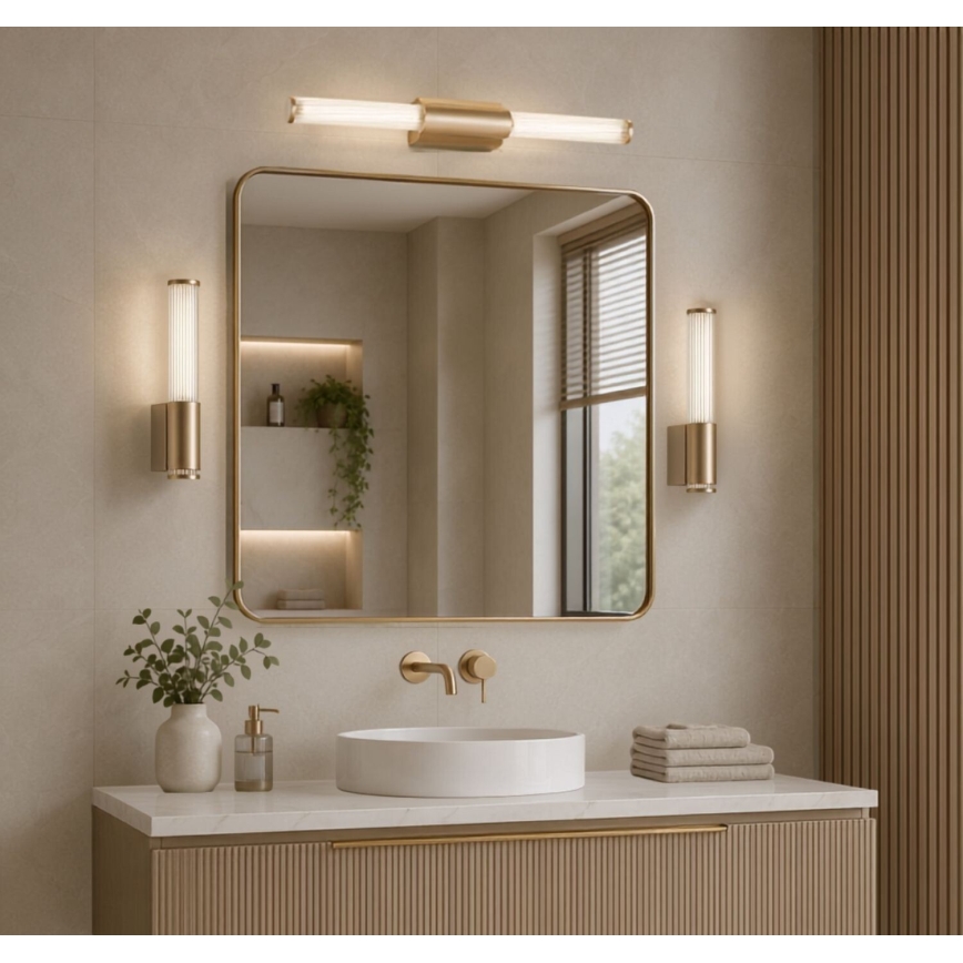 Rabalux - LED Kúpeľňové osvetlenie zrkadla LED/15W/230V IP44 60 cm zlatá