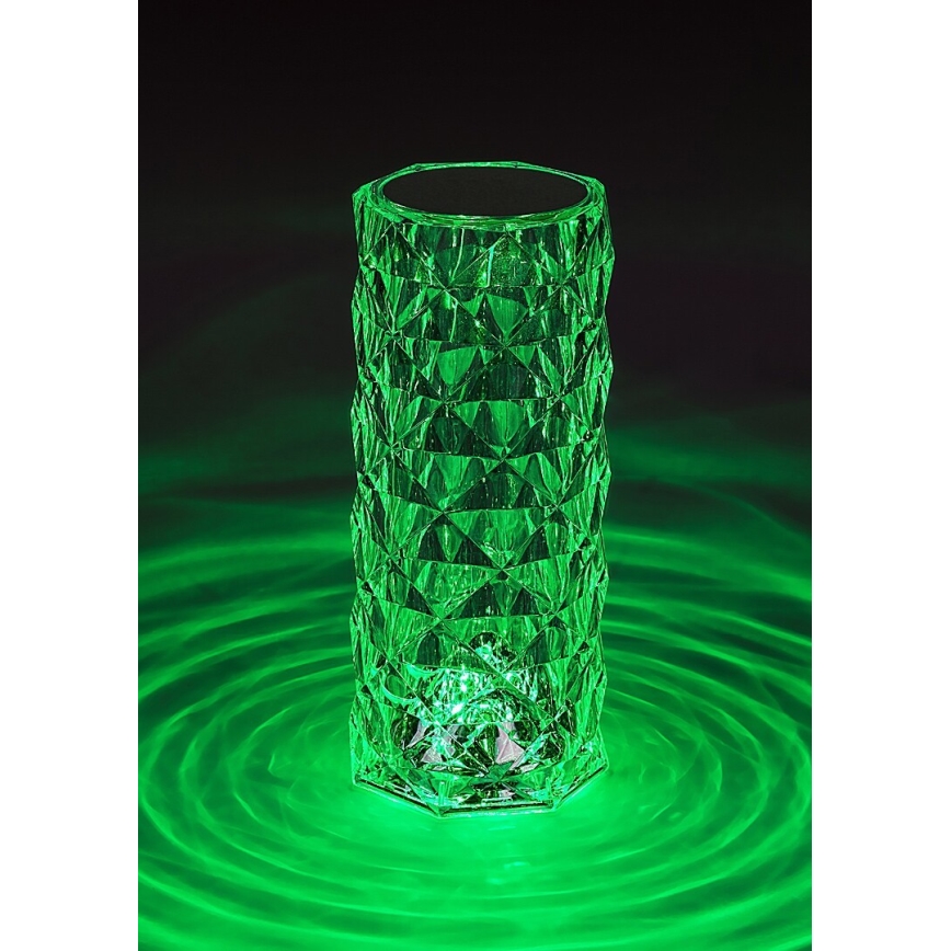 Rabalux 76015 - LED RGB Stmievateľná stolná nabíjacia lampa SIGGY LED/1,5W/3,7V 800 mAh