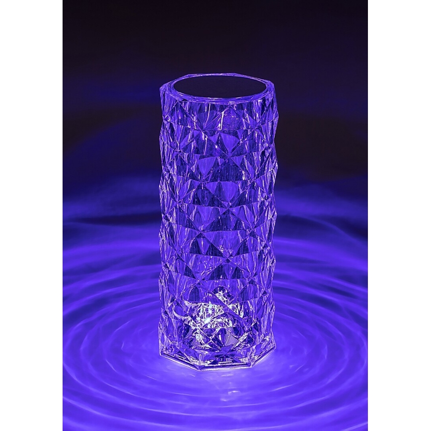 Rabalux 76015 - LED RGB Stmievateľná stolná nabíjacia lampa SIGGY LED/1,5W/3,7V 800 mAh
