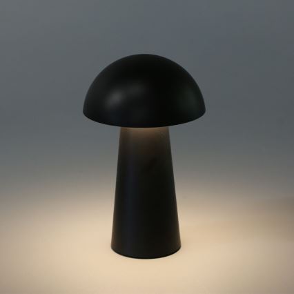 Rabalux - stmievateľná dotyková nabíjacia vonkajšia lampa LED/1,5W/5V IP44 1200 mAh USB čierna