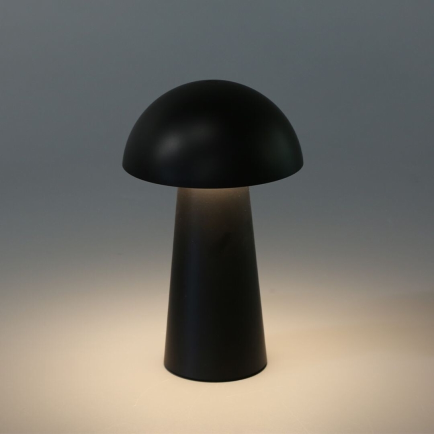 Rabalux - stmievateľná dotyková nabíjacia vonkajšia lampa LED/1,5W/5V IP44 1200 mAh USB čierna