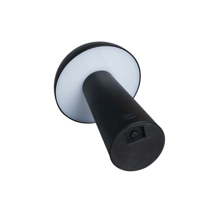 Rabalux - stmievateľná dotyková nabíjacia vonkajšia lampa LED/1,5W/5V IP44 1200 mAh USB čierna