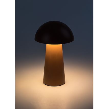 Rabalux - LED Stmievateľná dotyková nabíjateľná vonkajšia lampa LED/1,5W/5V IP44 1200 mAh USB hnedá