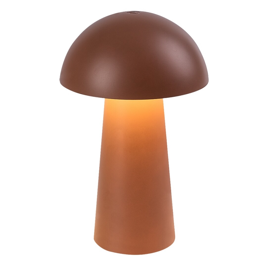 Rabalux - LED Stmievateľná dotyková nabíjateľná vonkajšia lampa LED/1,5W/5V IP44 1200 mAh USB hnedá