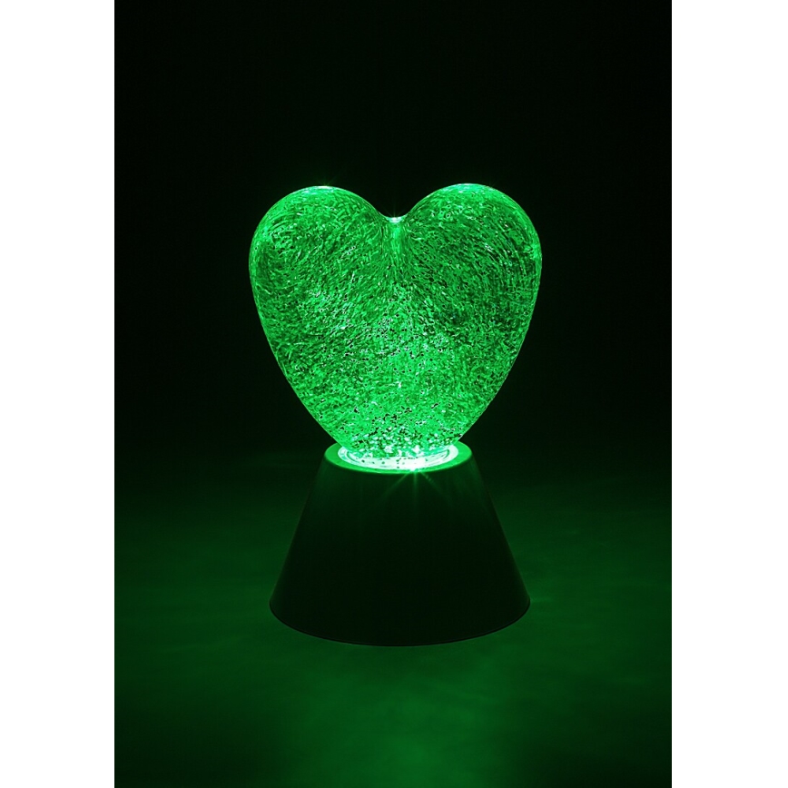 Rabalux - LED RGB Dekoračná lampa LED/0,8W/3xAA srdce
