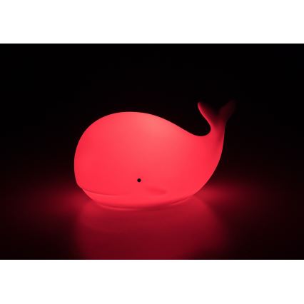 Rabalux - LED RGB Dotykové nočné svetlo LED/0,05W/1xCR2032 veľryba