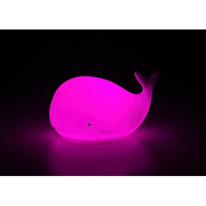 Rabalux - LED RGB Dotykové nočné svetlo LED/0,05W/1xCR2032 veľryba