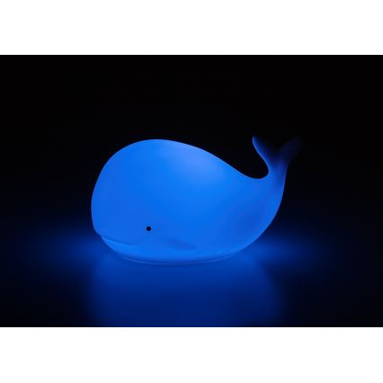 Rabalux - LED RGB Dotykové nočné svetlo LED/0,05W/1xCR2032 veľryba