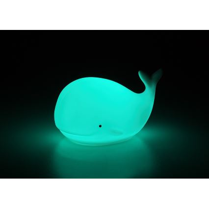 Rabalux - LED RGB Dotykové nočné svetlo LED/0,05W/1xCR2032 veľryba