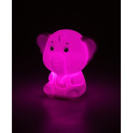 Rabalux - LED RGB dotykové nočné svetlo LED/0,05W/1xCR2032 slon